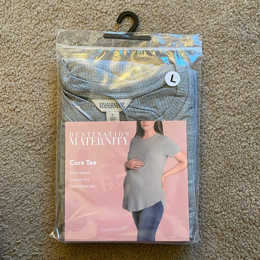 Destination Maternity Core Tee - Size Large
